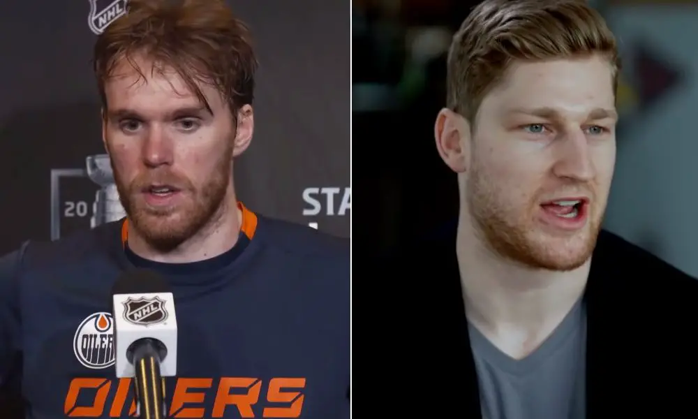 Connor McDavid Nathan MacKinnon Oilers Avalanche