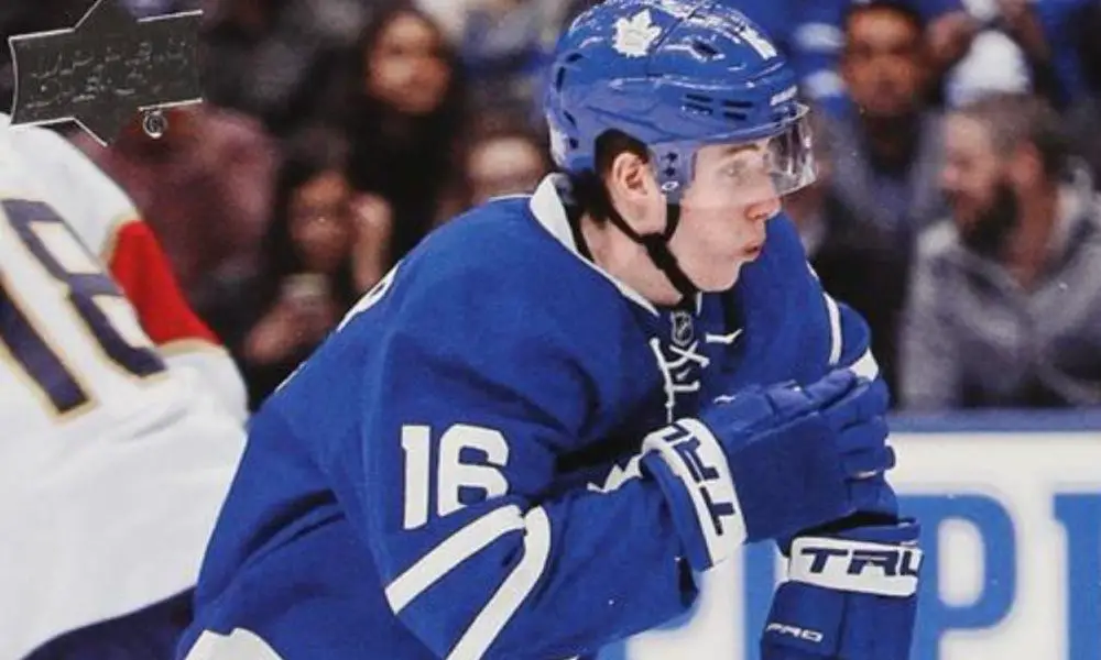 Marner scores twice in Maple Leafs' 7-1 win over Devils