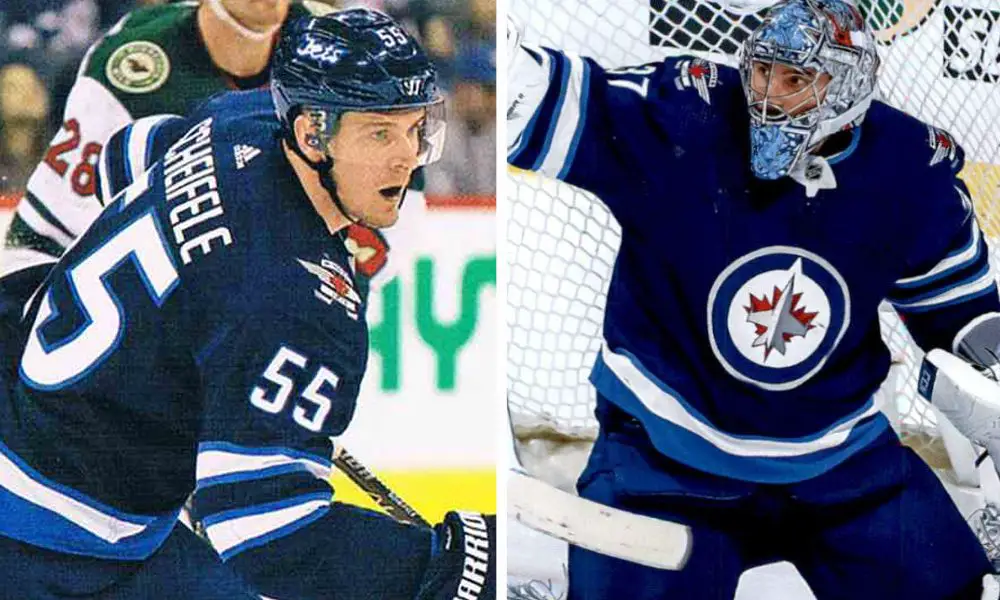 Mark Scheifele Connor Hellebuyck Jets