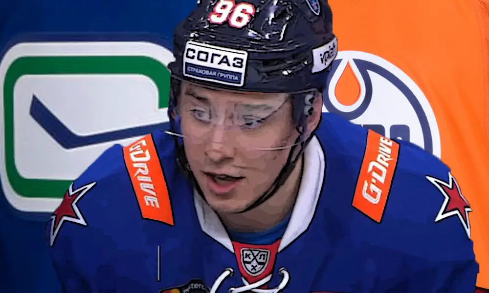 Andrei Kuzmenko Vancouver Canucks Edmonton Oilers 