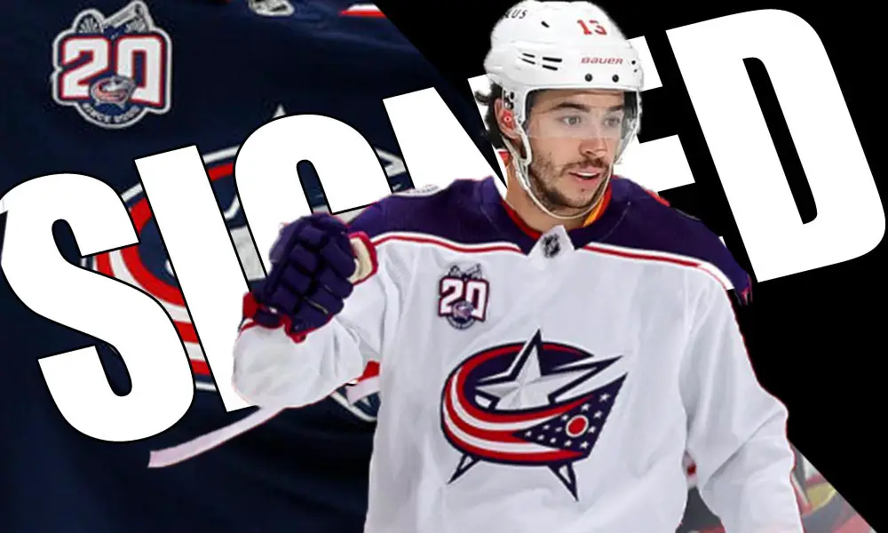Johnny Gaudreau Signs With Columbus Bluejackets! 