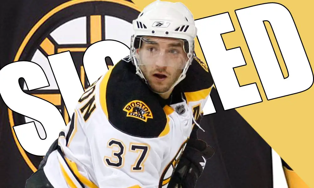 Patrice Bergeron Signs 1-Year Deal With Boston Bruins