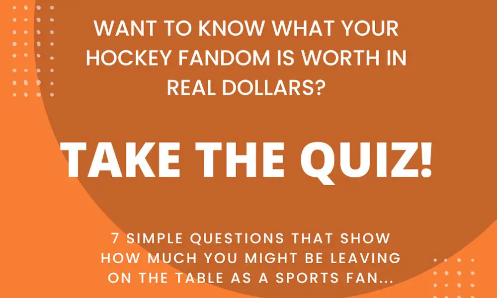 How Much is Your Hockey Fandom Worth?: This Quiz Will Tell You