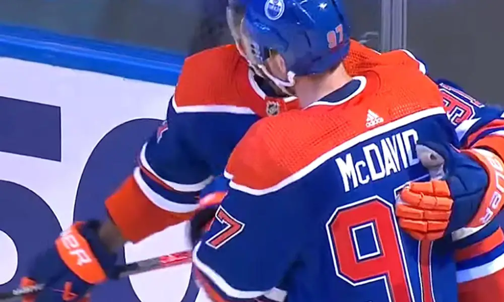 McDavid hat trick Canucks