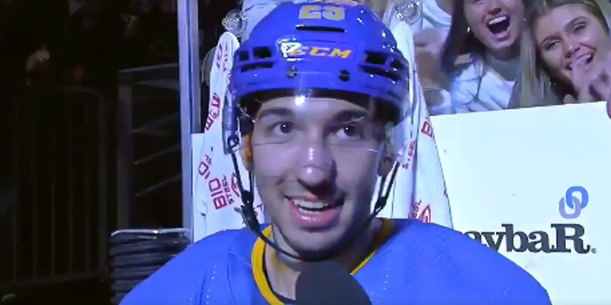 Emotional Jordan Kyrou and Blues Fans Back on Good Terms